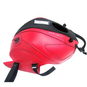 Noir mat/Rouge Carmin