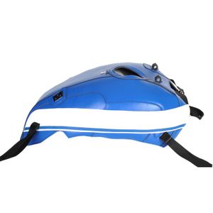 Bleu Gitane/Bande Blanche/Liséré Blanc