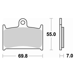 714HS Sinter Métal Fritté Avant