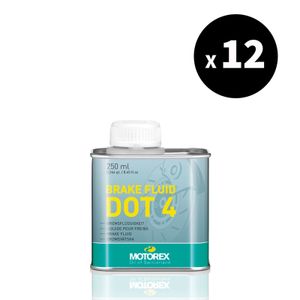 Liquide de frein Brake Fluid DOT 4 - 250ml x12