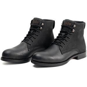 Demi-bottes Moto EIGHTY MOTOBLOUZ Certifiées CE – Cuir De Vachette, Protection Urbaine