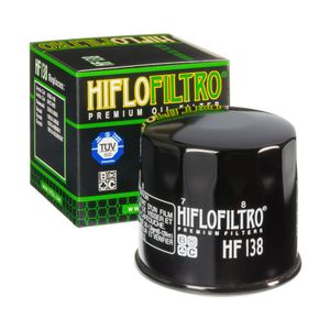 Filtre à Huile Hiflofiltro HF118 Premium - Compatible Honda, Haute Filtration, Durée De Vie Prolongée