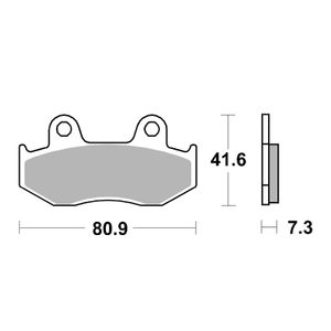 558SI Sinter Métal Fritté avant