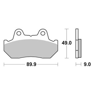 572HF Organique avant/arrière (selon modèle)
