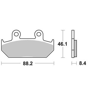 600HS Sinter Métal Fritté avant