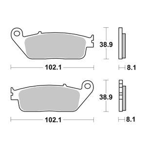627HS Sinter Métal Fritté avant