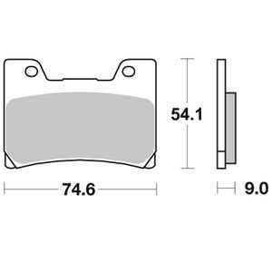 645HS Sinter Métal Fritté avant