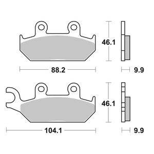 650HS Sinter Métal Fritté avant