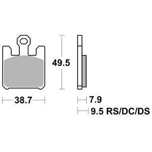 788HS Sinter Métal Fritté avant