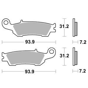 840SI Sinter Métal Fritté avant