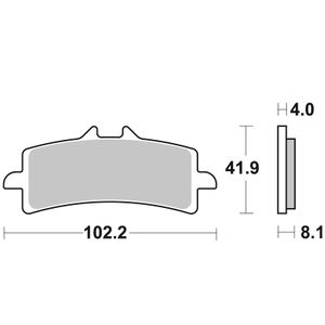 901HS Sinter Métal Fritté Avant