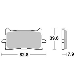 940HS Sinter Métal Fritté avant