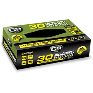 Boite de 30 Microfibres - Lavables & Réutilisables