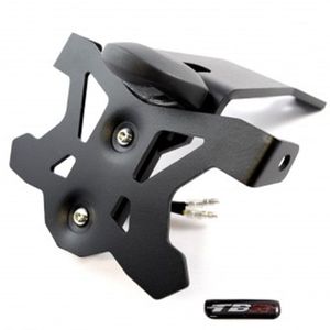 BVDOUE Support Plaque Immatriculation Arrière CNC Réglable Avec LED - Compatible Suzuki Bandit 250 400 600 650 1200 1250