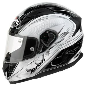 airoh t600 rockstar motorcycle helmet Valor & Visor Ghostbikes Strycker Solid Helmet Throttle open AIROH T600 Hjelm Rockstar -