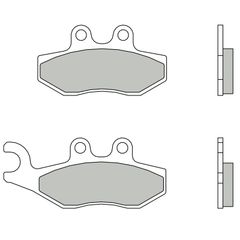 Sinter Metallo sinterizzato anteriore/posteriore