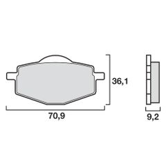 Delanteras/traseras de metal sinterizado (según modelo)