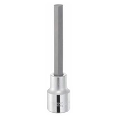 Douilles tournevis 1/2" longues 6mm - 6 pans