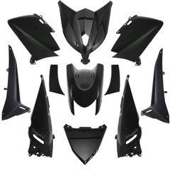 negro brillante (11 piezas) maxi-scooter