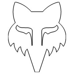 FOX HEAD 4" - DIE CUT VINYL