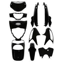 negro brillante (10 piezas) maxi-scooter