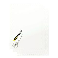 Planches adhésives Crystall réspirante blanc