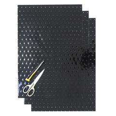 Planches adhésives Crystall réspirante noir