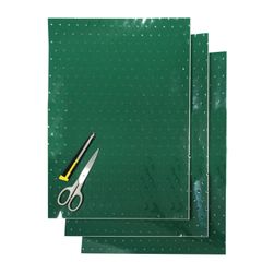 Planches adhésives Crystall réspirante vert