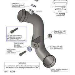 Katalysator-Rohr - Racing