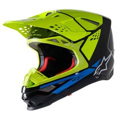 SUPERTECH S-M8 FACTORY - BLACK YELLOW FLUO BLUE GLOSSY 2023