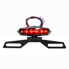 IMMATRICULATION FEU 50 A BOITE - MOTO LUNAR UNIVERSEL LEDS COUVERCLE FUME - HOMOLOGUE CE