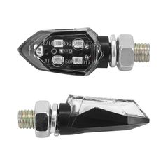 MOTO INZAY 5 LEDS BASE ABS TRANSPARENT - L 35mm - H 18mm 16mm HOMOLOGUE CE PAIRE