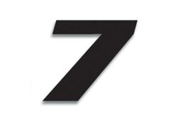 ZWARTE 7 STANDAARDKWALITEIT AFM : 20X25CM (SET VAN 3)