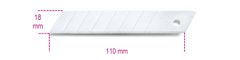 Etui de 10 lames sécables 18 mm