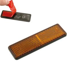 RECHTHOEKIGE REFLECTOR ORANJE 91*25 ZELFKLEVEND