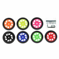 Home Track Montageständer-Räder für Montageständer starr Vorderrad 2 Stück blau