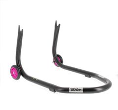 arrière Home Track fixe supports en "V" noir mat roues rose