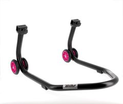 arrière Home Track supports en "V" noir mat roues rose