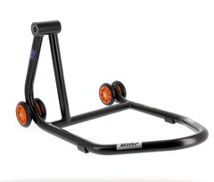 monobras gauche Home Track noir mat roues orange