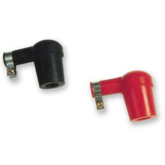 Red rubber spark plug pipe