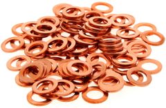 Copper washers 10x16x1.5mm 100 pieces
