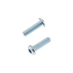 Vis huvud rund tjock M6x1x20mm 10 stycken