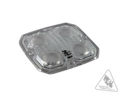 Pièce SAV Lentille de rechange D4 E-Mark transparent