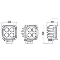 Eclairage S4 LED 10W - à unité