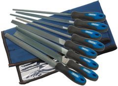 Jeu de 6 limes et 2 râpes 200mm 8 pièces