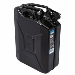 Bidon carburant en acier noir 20L