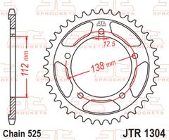 JT 525 ZVX3 - 15/45 - 124 Couronne acier standard