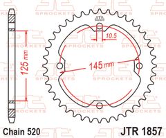 JT 520 SRX2 - 14/38 - 98 Couronne acier standard