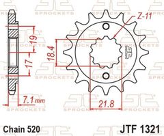 JT 520 SROZ2 - 14/36 - 108 Ocelová standardní koruna
