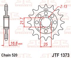 JT 520 MVXZ2 - 16/39 - 114 Ocelová standardní koruna